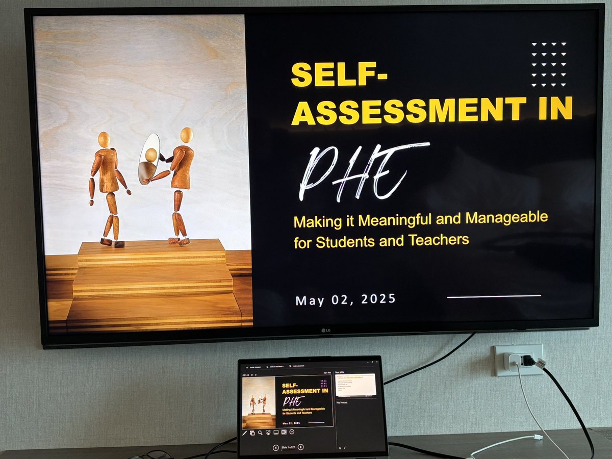 Finishing touches for my session on #SelfAssessment in #PhysEd at the 2025 <a href="/PHECanada/">PHE Canada | EPS Canada</a> National Conference in beautiful Niagara Falls. Excited to dive into this session Fri morning with so many amazing #PE leaders from 🇨🇦 🇺🇸&amp; beyond.