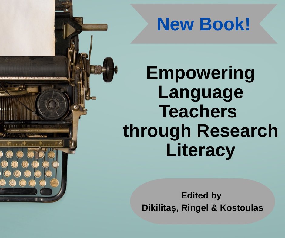 New book in the making: I’m delighted to announce that our upcoming book “Empowering Language Teachers through Research Literacy”, which I am honoured to co-edit with Kenan Dikilitaş &amp; Christina Ringel, has been accepted for publication by Routledge. Watch this space for updates!