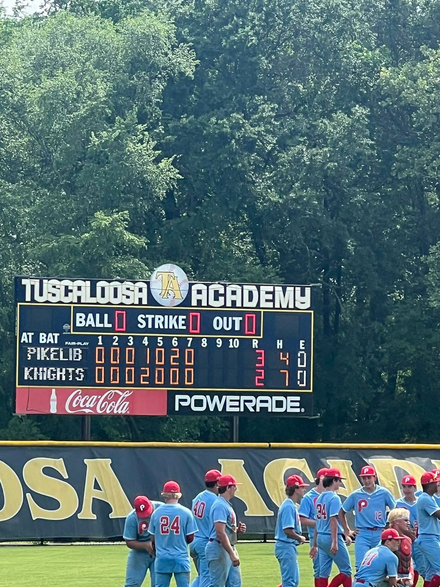 PIKE WINS! For the FIRST TIME our #pikeboys will play a 4th round game and it WILL BE ON THE HILL!!!!! ❤️💙