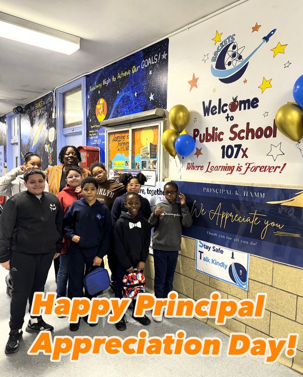Shout out to our School Principal, Ms. K. Hamm! We appreciate all you do for our students, parents, staff, school community! 🚀🌟❤️