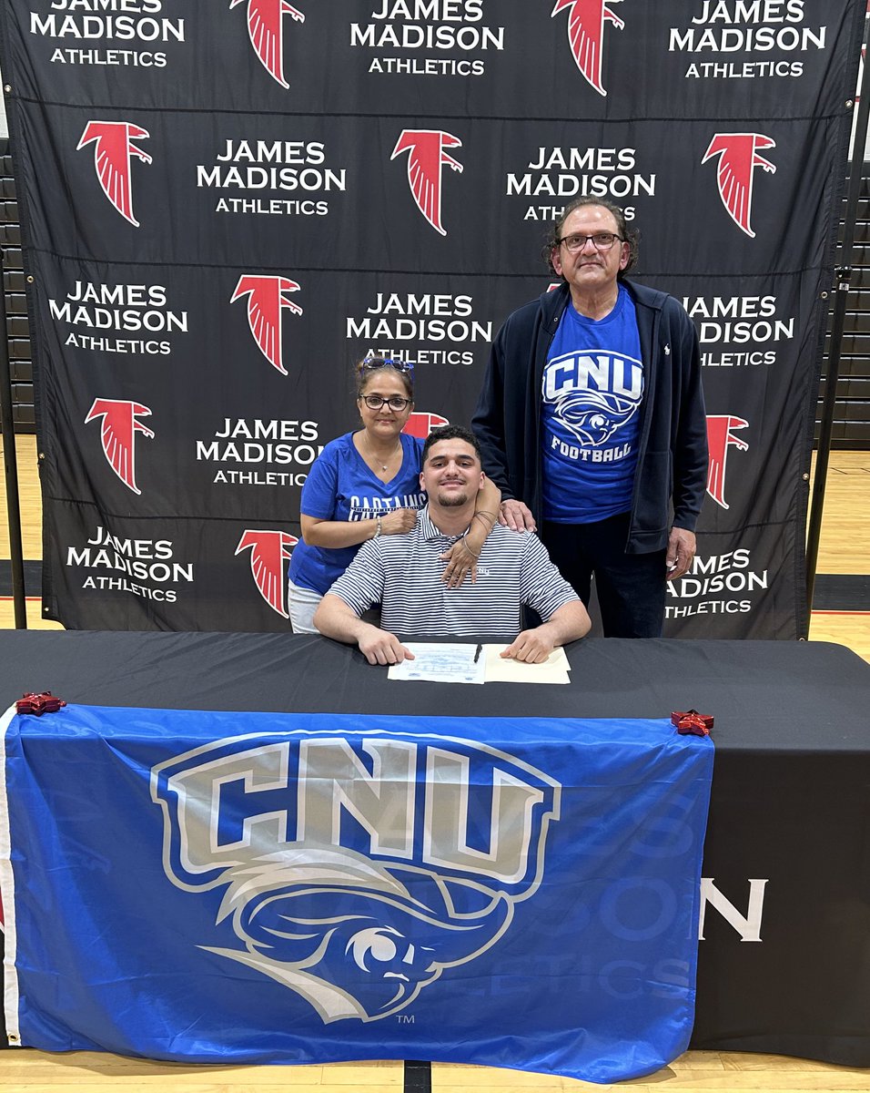 Congratulations Maukon! He will be continuing his football career next year at CNU.
