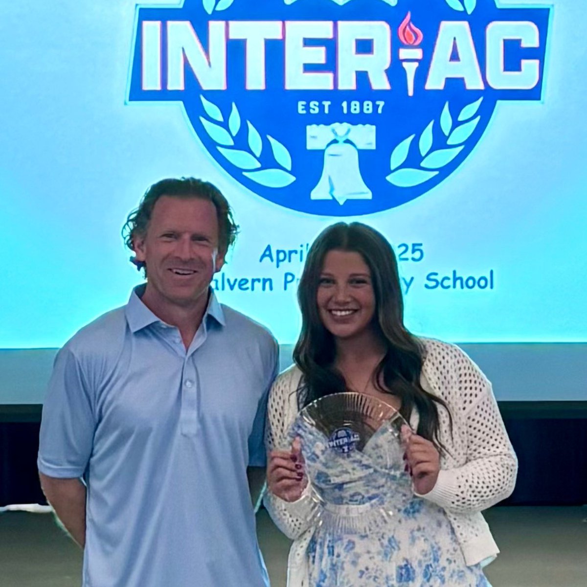 Congrats to senior Charly Landow who was the Baldwin recipient of the Inter-Ac AD Award! Way to go, Charly!