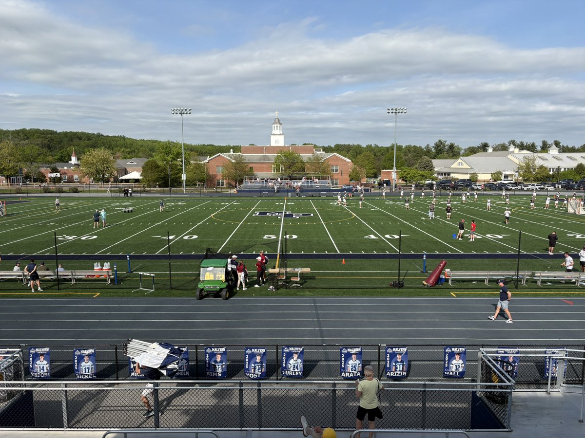 Mike Livingston (@liv_twts22) on Twitter photo FROM MALVERN PA!
On the campus of Malvern Preparatory once again, it’s one of the biggest games of the year in national high school lacrosse. As (#1, 13-6) Malvern Prep plays host in a rematch against (#2, 12-3) Haverford School.
I’ll have all the action coming your way in just FROM MALVERN PA!
On the campus of Malvern Preparatory once again, it’s one of the biggest games of the year in national high school lacrosse. As (#1, 13-6) Malvern Prep plays host in a rematch against (#2, 12-3) Haverford School.
I’ll have all the action coming your way in just