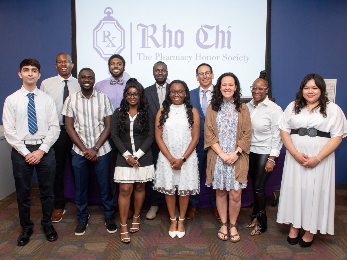 PCOMGeorgia's tweet image. Celebrating excellence in the School of Pharmacy! 💊

Five PCOM Georgia #PharmD students were inducted into the Rho Chi Pharmacy Honor Society, and leadership was passed on to the new officers.

Congrats to all our new inductees &amp;amp; officers!