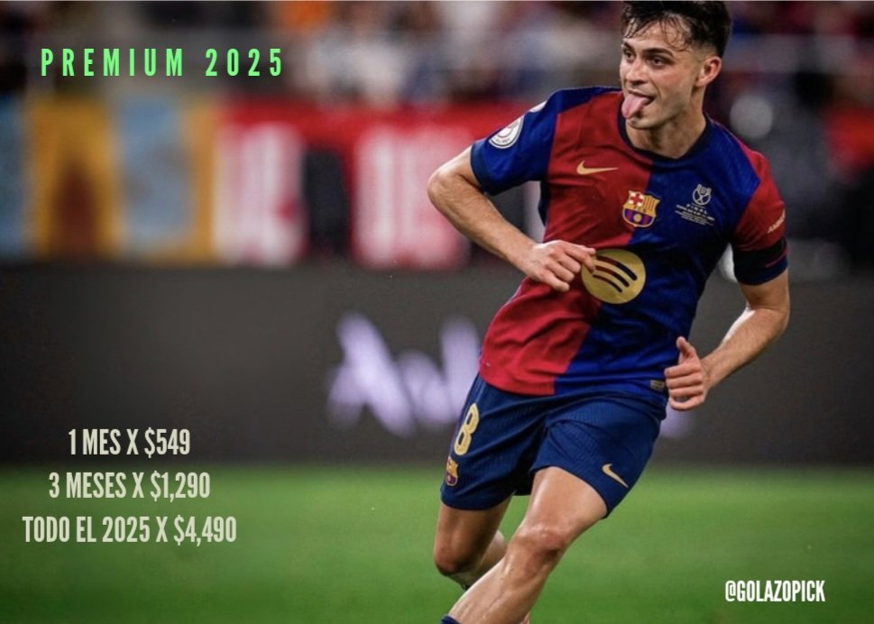 GolazoPick's tweet image. 🚨PREMIUM MAYO 2025🔥
✍️🏼Los que me escribieron a mitad de Abril solicitando ingresar, ahora es su momento.
Aunados a los Anuales, abro solamente 10 cupos, no más.
Mándame MD
50♥️🔄 2 lugares gratis
100♥️🔄 5 lugares gratis
Vamooooooos🙌🏽