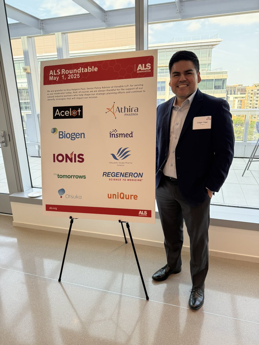 uniQure is proud to support the ALS community at the ALS Roundtable in Washington, DC during ALS Awareness Month. We're excited to engage with leaders and advocates to advance research and solutions for ALS. Together, we can make a difference! 💙 #ALS #ALSAwarenessMonth