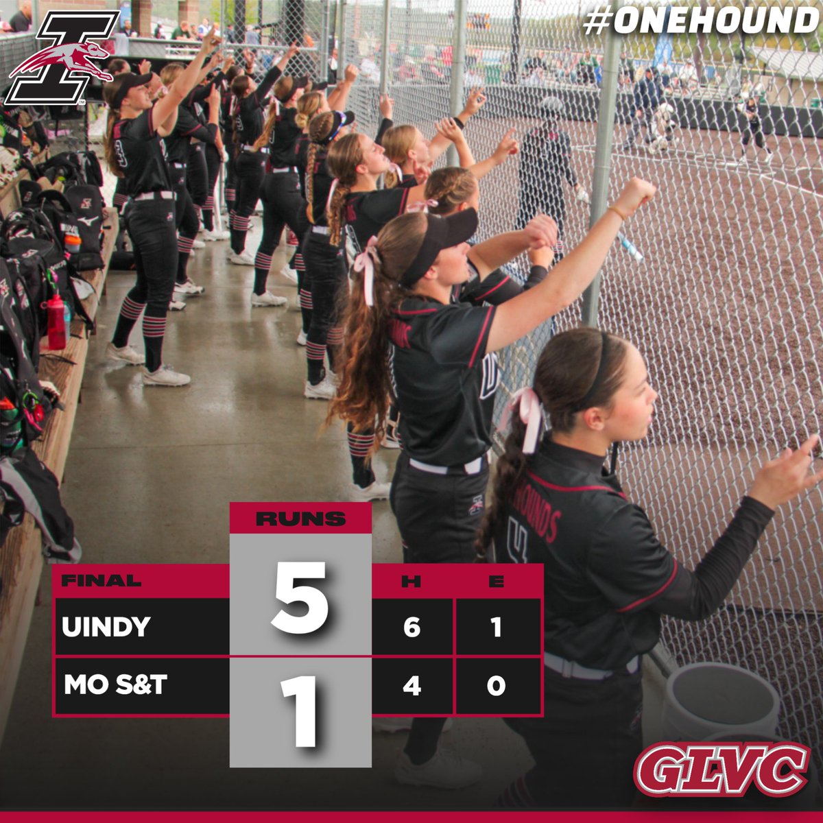 🥎 GREYHOUNDS WIN 🥎

Moving on to the semifinals!

#GLVCsb x #ONEHOUND