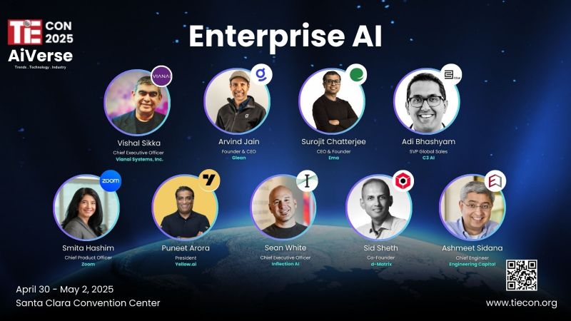 Vianai Systems, Inc. (@vianaisystems) on Twitter photo Don't miss Dr. <a href="/vsikka/">Vishal Sikka</a> at the Enterprise AI track at #TiEcon2025 tomorrow.
Register here: tiecon.org/registration/
<a href="/tiesv/">TiE Silicon Valley</a> Don't miss Dr. <a href="/vsikka/">Vishal Sikka</a> at the Enterprise AI track at #TiEcon2025 tomorrow.
Register here: tiecon.org/registration/
<a href="/tiesv/">TiE Silicon Valley</a>