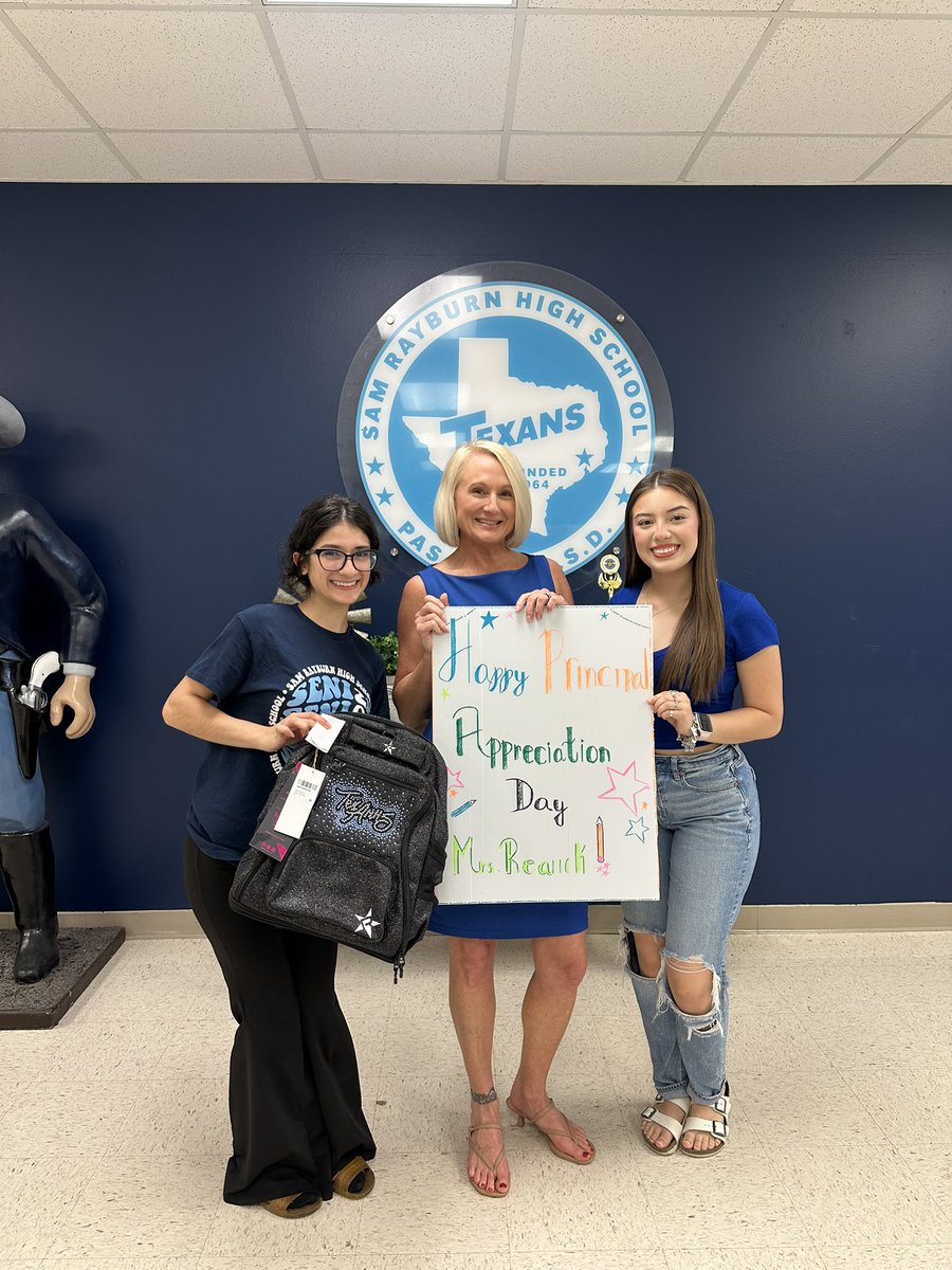 Sam Rayburn TexAnns (@rayburn_texanns) on Twitter photo Happy Principal Appreciation Day!! We have the BEST!! Thank you Mrs Rearick for all you do 😀❤️ <a href="/SamRayburn_HS/">Sam Rayburn High School</a> Happy Principal Appreciation Day!! We have the BEST!! Thank you Mrs Rearick for all you do 😀❤️ <a href="/SamRayburn_HS/">Sam Rayburn High School</a>