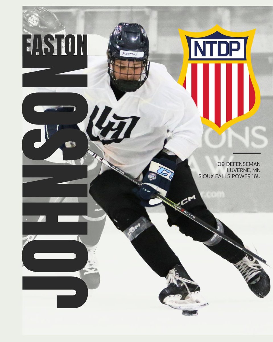 Congratulations to Easton Johnson on being selected for the #NTDP! #LegendElite