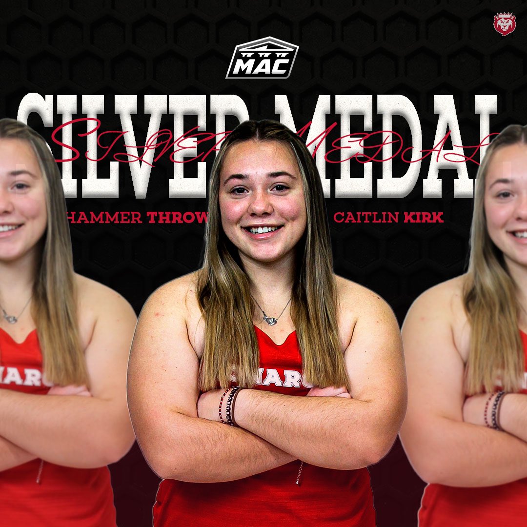 King's College Monarchs (@kingsmonarchs) on Twitter photo OTF | SILVER MEDAL ALERT 🥈
Congratulations to <a href="/KingsXCTrack/">King's College XC/TF</a> CAITLIN KIRK for earning the SILVER MEDAL in the HAMMER THROW with mark of 49.91 meters! Congrats Cait!
#MonarchNation // #EarnTheCrown OTF | SILVER MEDAL ALERT 🥈
Congratulations to <a href="/KingsXCTrack/">King's College XC/TF</a> CAITLIN KIRK for earning the SILVER MEDAL in the HAMMER THROW with mark of 49.91 meters! Congrats Cait!
#MonarchNation // #EarnTheCrown