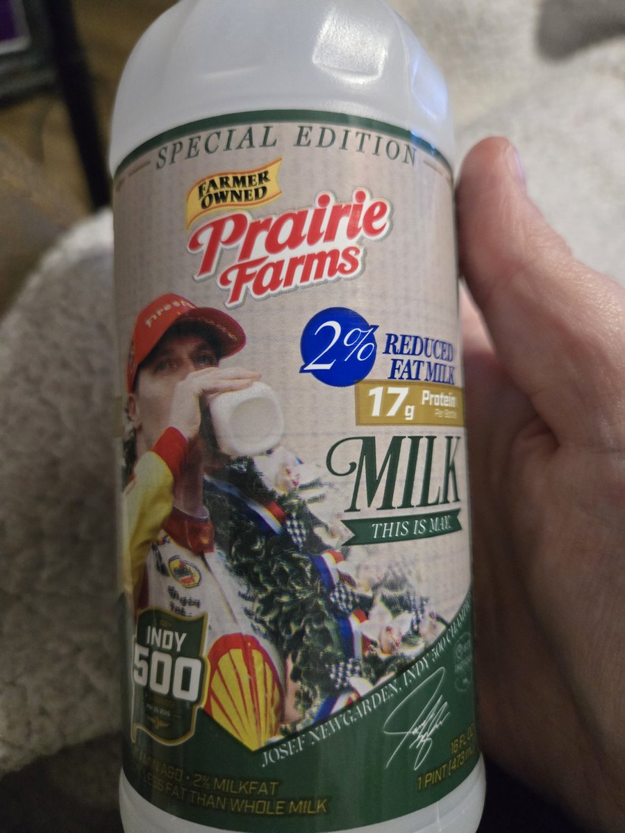 Corynne 🏁 (@belletobell) on Twitter photo Just in time for May, I have officially collected all of the <a href="/PFDairy/">Prairie Farms Dairy, Inc.</a> <a href="/IndyCar/">NTT INDYCAR SERIES</a> milks! These were fun to find, and the milk was delicious 🥛 <a href="/IMS/">Indianapolis Motor Speedway</a> #IndyCar #Indy500 Just in time for May, I have officially collected all of the <a href="/PFDairy/">Prairie Farms Dairy, Inc.</a> <a href="/IndyCar/">NTT INDYCAR SERIES</a> milks! These were fun to find, and the milk was delicious 🥛 <a href="/IMS/">Indianapolis Motor Speedway</a> #IndyCar #Indy500
