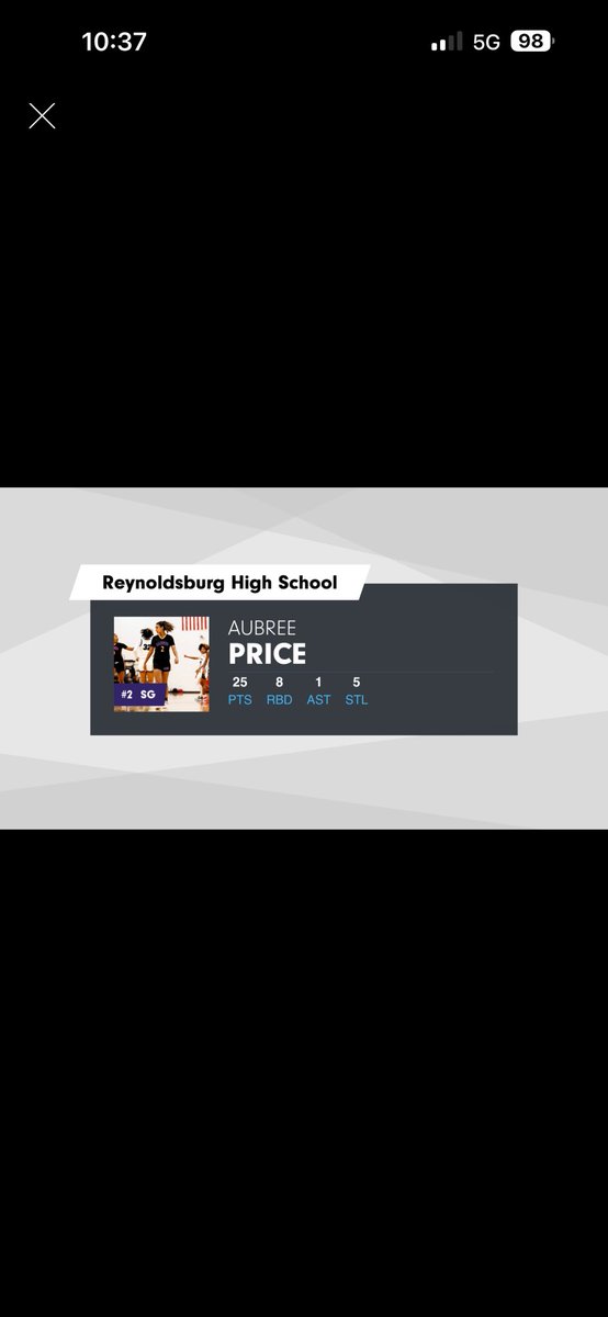 hudl.com/v/2S6BU0
Throw back to the beginning of the season! Stats in a OT win!