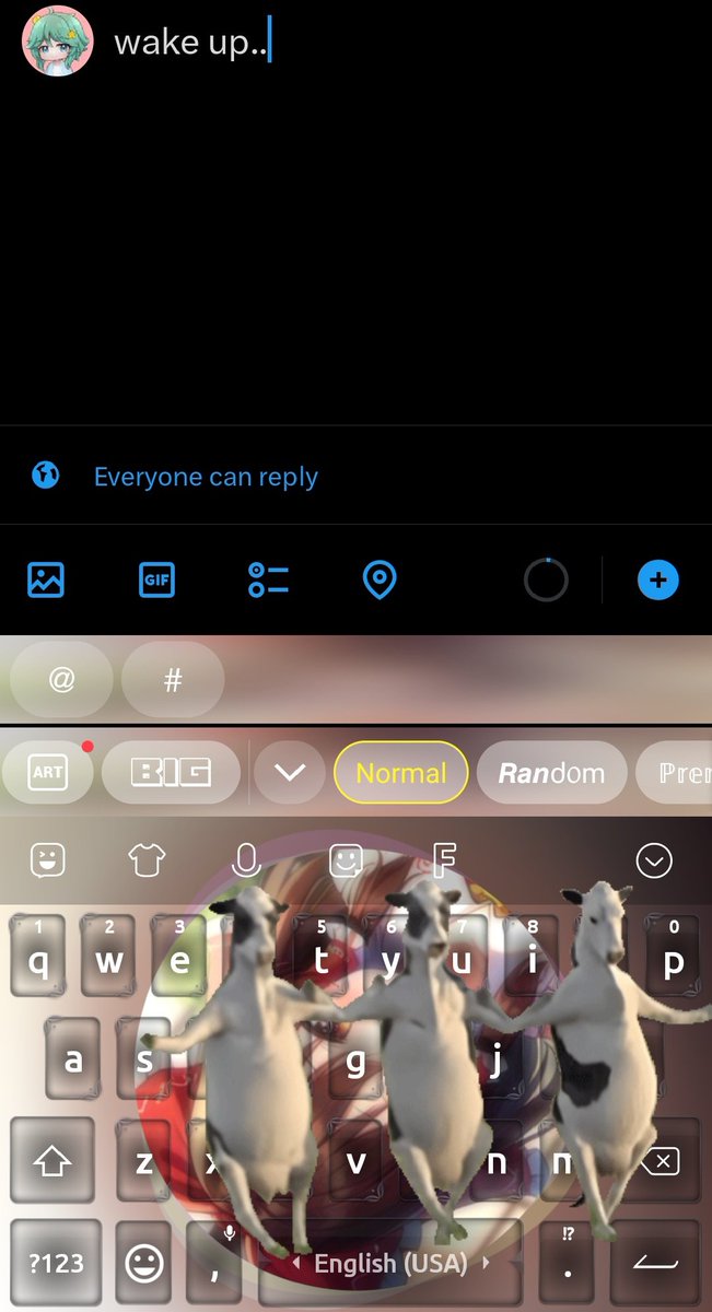 this keyboard is wild...