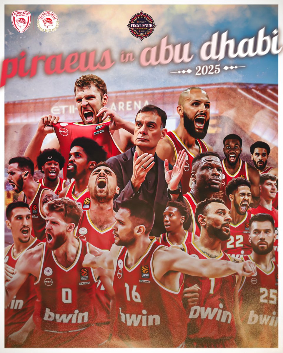 Here we come Abu Dhabi!!!!!!!!!! #EveryGameMatters #WeAreOlympiacos #TogetherWeFight #RMBOLY