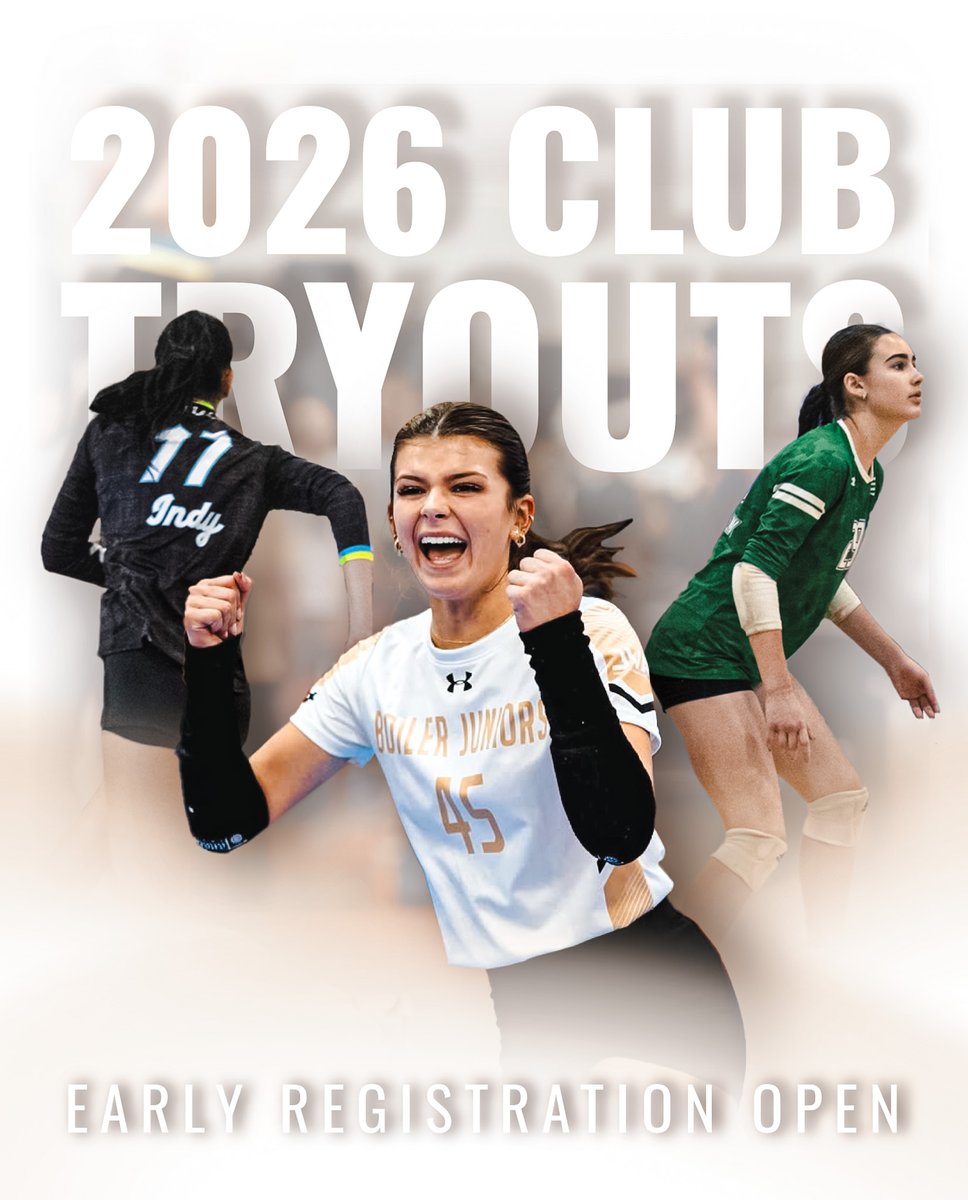 2026 CLUB TRYOUTS REGISTRATION OPEN!

Early pricing (Save $20!) runs through May 31 — don’t wait to lock in your spot!

Whether you’re repping Boilers, Indy, or Monon, we’re all part of ONE Academy family!

Register: ow.ly/EV7m50VLET1