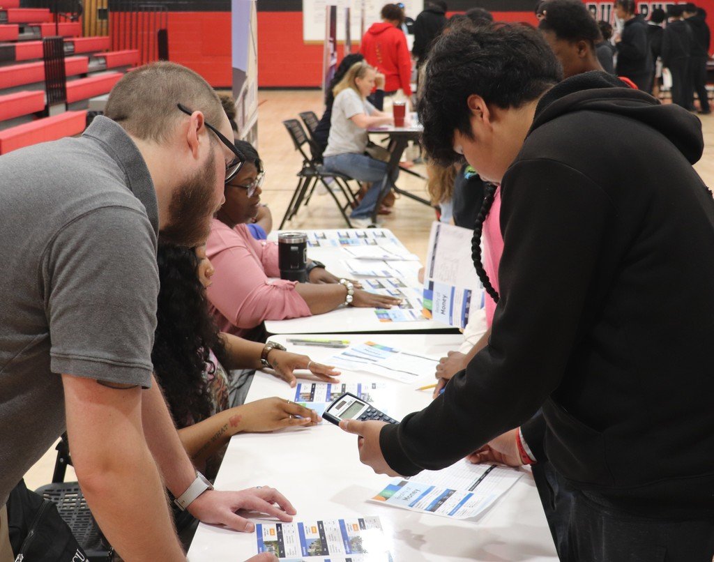 Thank you to our partners at Thomasville SECU, TCS CIS, TCS CTE and the other behind the scenes helpers who organized today’s “Reality of Money” simulation event for TMS students. Students will definitely remember this important financial planning experience.  #ProgressTCS