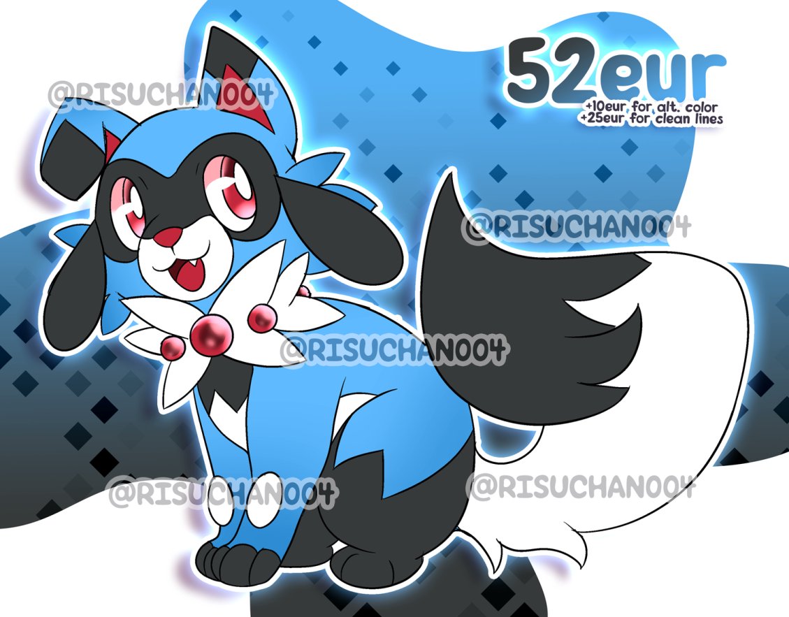 risuchan004's tweet photo. ☄️ ROCKRUFF x RIOLU FUSION - ADOPTABLE

― FLAT SALE: 52eur
―― Additions such as alt. colors, clean lines, etc. can be purchased for extra!
――― NO HOLDS, payment must be in 24h

☄️ TO CLAIM - reply down below or DM me! https://t.co/veyHUb6NGG