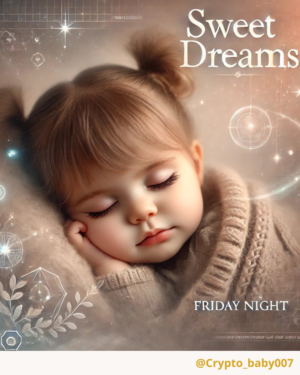 Crypto_baby007's tweet photo. Sweet Dreams 😴

"Sometimes the most productive thing you can do is rest and let your soul catch up."
— Unknown

Question for you:
❓What moment from today will you carry in your heart into tomorrow?

#goodnightX
#WeekendWhispers https://t.co/hTvXRRGYM8