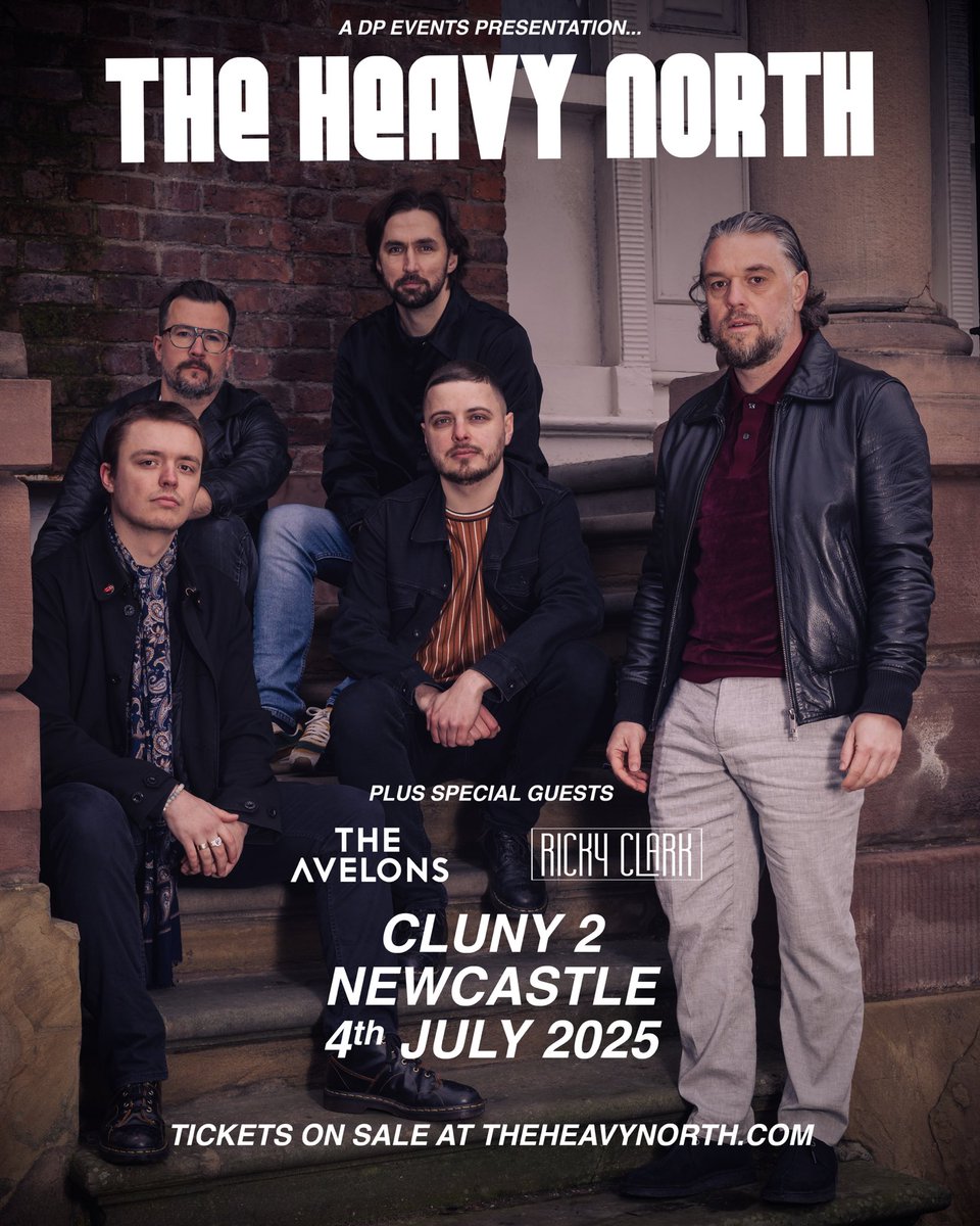 We are buzzing to be joining our scouse brothers <a href="/theheavynorth/">The Heavy North</a> alongside <a href="/rickyclarkmusic/">Ricky Clark</a> at the Cluny in July. 

Gonna be such an amazing night. 

Courtesy of <a href="/danpotter31/">Dan Potter</a> 

Let’s sell this thing out!!!!!!!