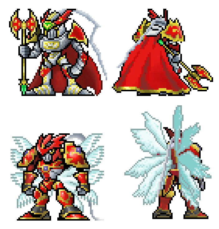 otro_jorch's tweet photo. Medieval Dukemon & Dukemon: Crimson Mode
#MedievalDukemon #DukemonCM #VITALBRACELET #pixelart #DigimonStoryOlymposXII #fanart #デジモン #fangame #Digimon https://t.co/ztPpzS0T6K