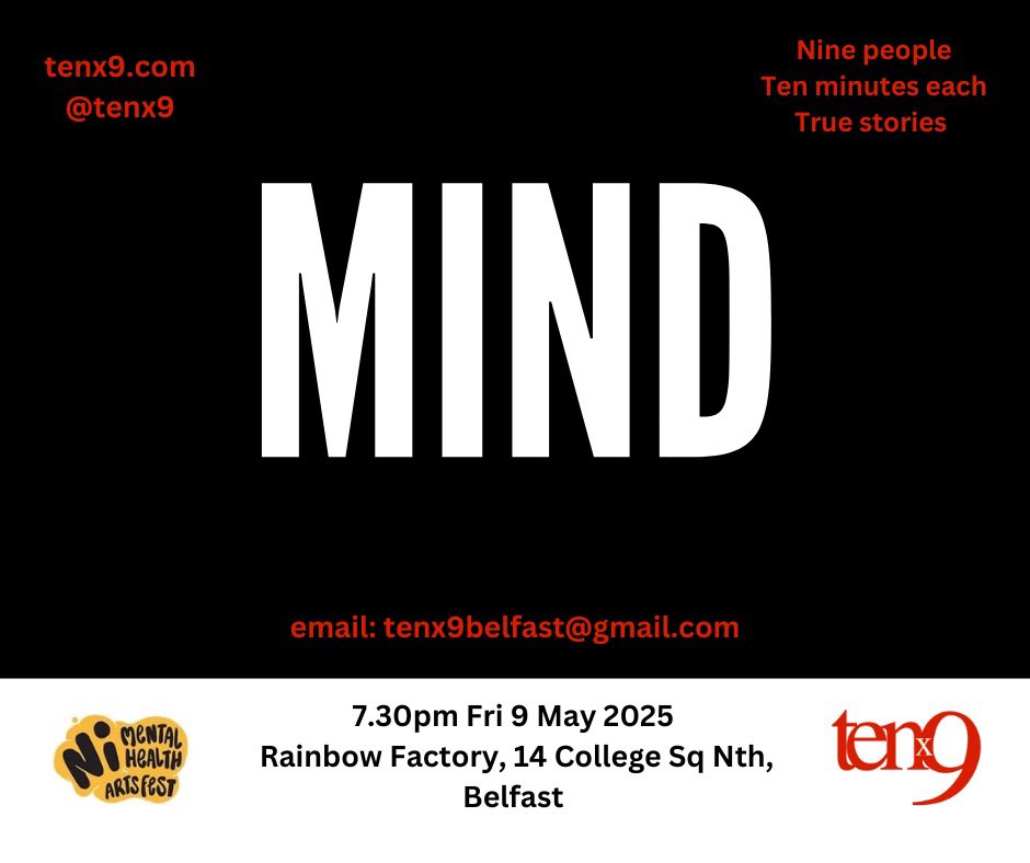 If you’re joining us for our evening of true stories on the theme MIND here’s the link for reserving FREE tickets. 
tinyurl.com/yc674aju Enjoy!
