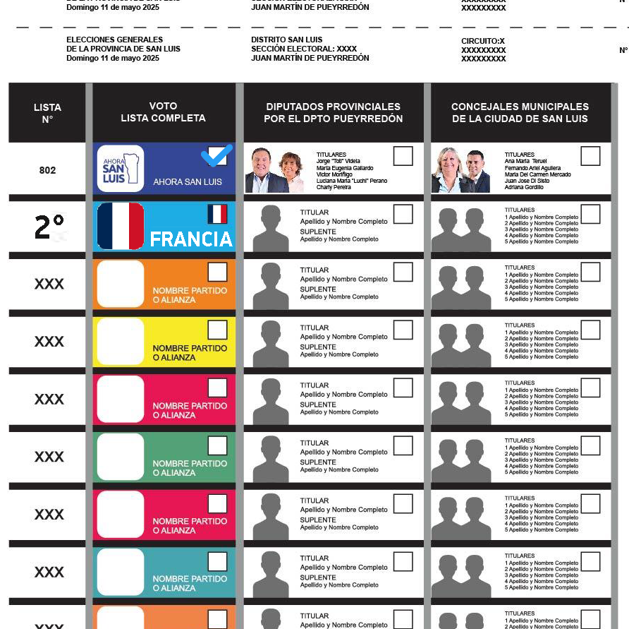 diegomasci's tweet photo. El 11 de mayo dejamos nuestra marca en la primera fila de la Boleta Única Papel. Dejamos nuestra marca en el futuro de la provincia de San Luis
Este 11 de mayo, primero Ahora San Luis, segundo... Francia https://t.co/bIVnpwLLbq