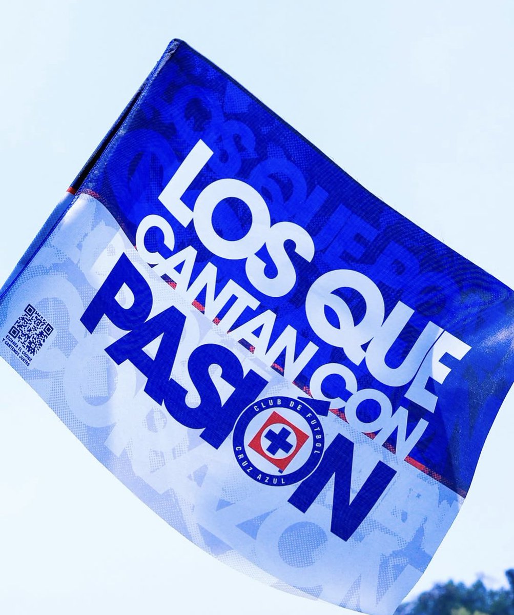 "Los que cantan con pasión".
Hoy, Cruz Azul dará esta bandera a todos los que asistamos al Estadio Olímpico.
CU va a tener la mejor entrada en mucho tiempo.