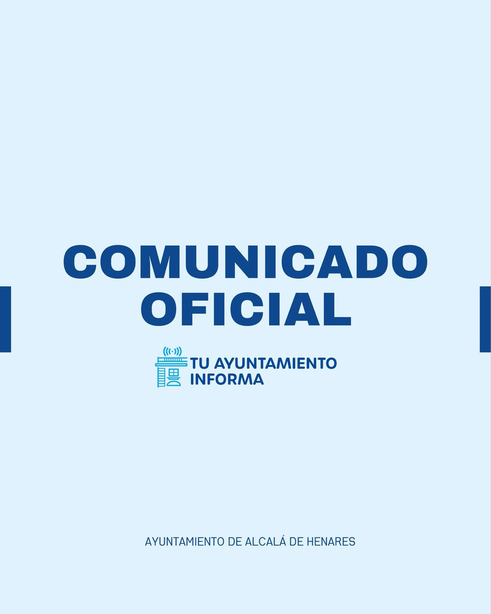 SERVICIO PÚBLICO |
🟡 Activada alerta amarilla por condiciones meteorológicas adversas, según previsiones de <a href="/AEMET_Madrid/">AEMET_Madrid</a> 

🌧️💨 Por la seguridad de todos los usuarios, los parques públicos de la ciudad permanecerán cerrados hasta que las condiciones lo permitan.

🙌 ‼️ POR