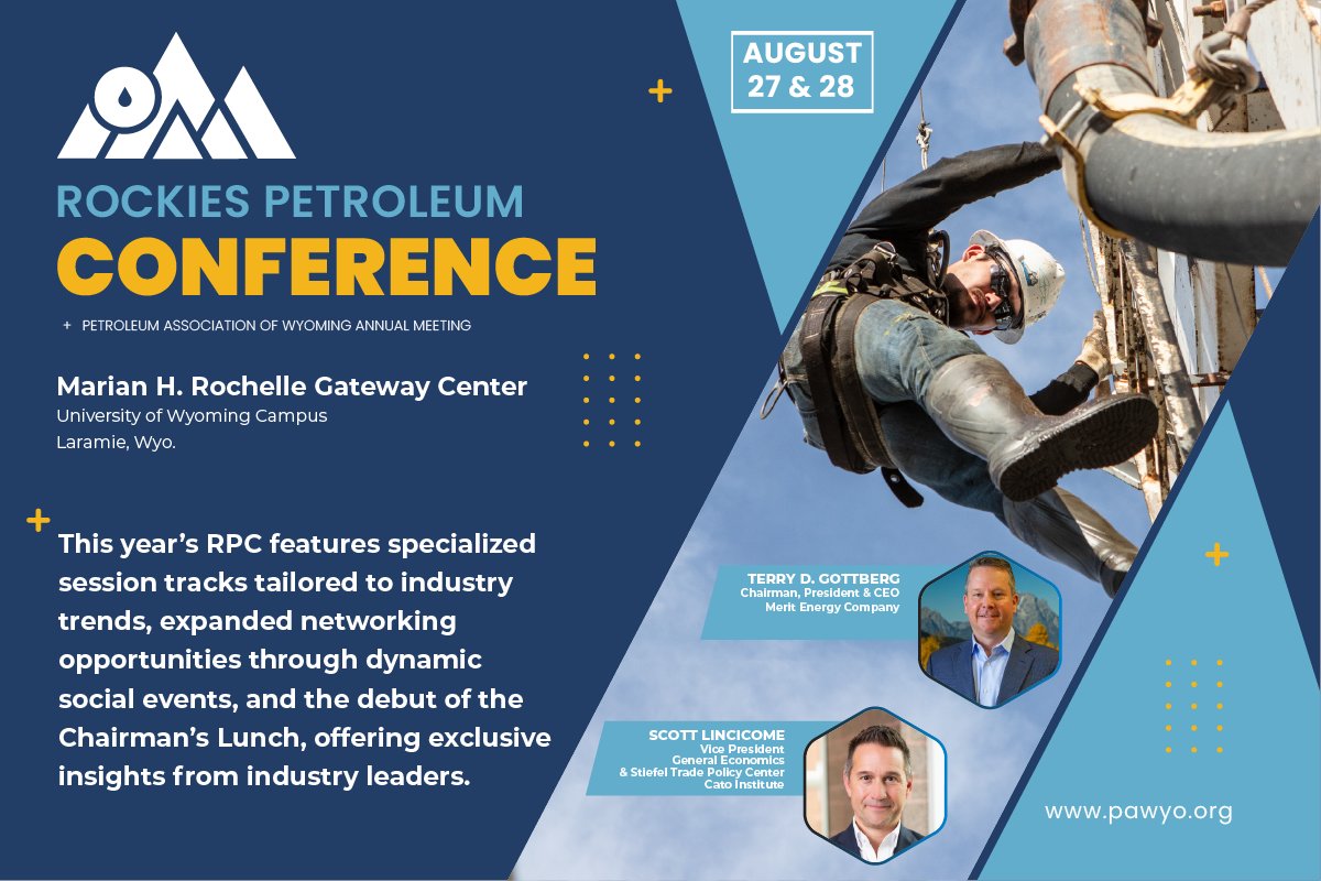 Registration for the 2025 Rockies Petroleum Conference is now open!

For more information and and to register, visit: pawyo.org/rockies-petrol…