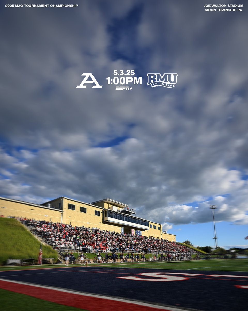 .<a href="/ZipsWLAX/">Zips W Lacrosse</a> will battle <a href="/RMUWLacrosse/">RMU Lacrosse</a> in the title match of the <a href="/MACSports/">MACtion</a> Championship on Saturday (May 3) at 1 pm

#GoZips | <a href="/ZipsWLAX/">Zips W Lacrosse</a> 🦘