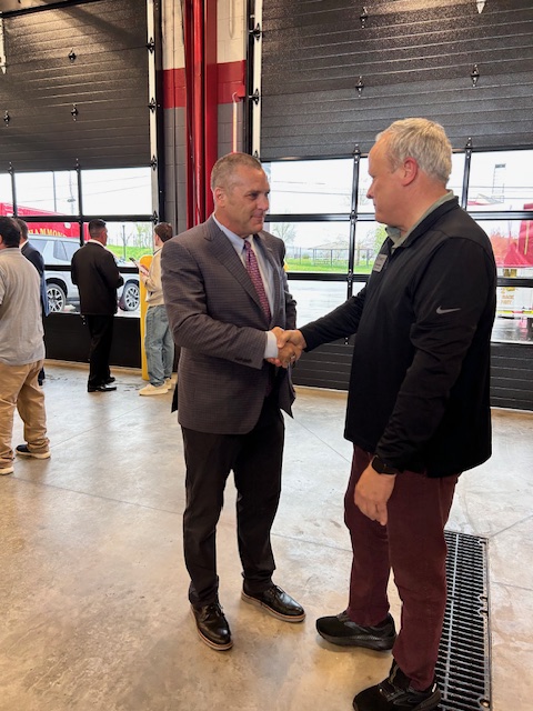 We're proud to support the <a href="/cityofhammond/">City of Hammond</a> and the Hammond Fire Department as they cut the ribbon on their new Fire Station 2 today!