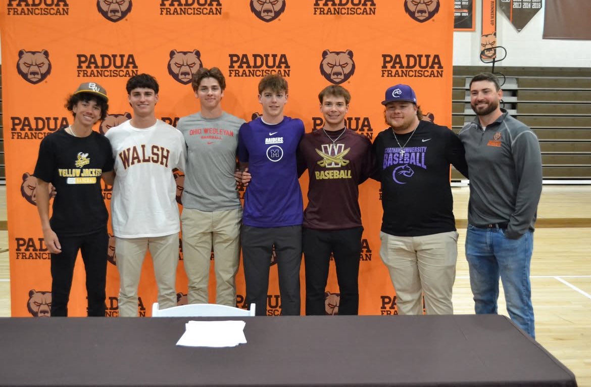 Congratulations to six of our seniors who signed to play baseball at the next level today!