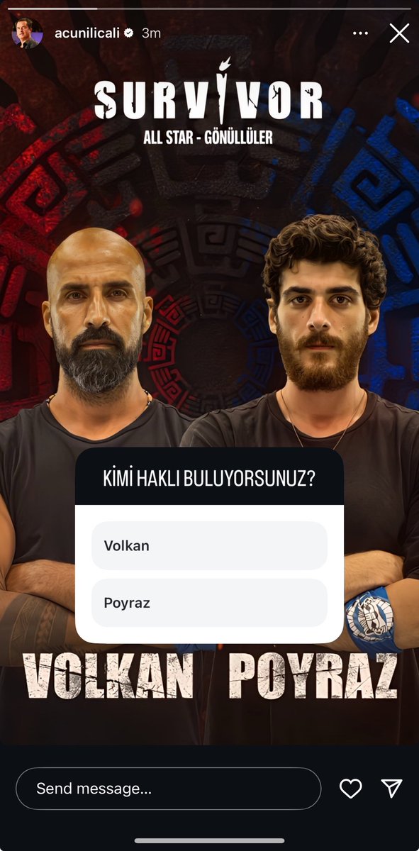 Acun paylaşti çök önemli karilin #Survivor2025 #SurvivorAllStar2025
