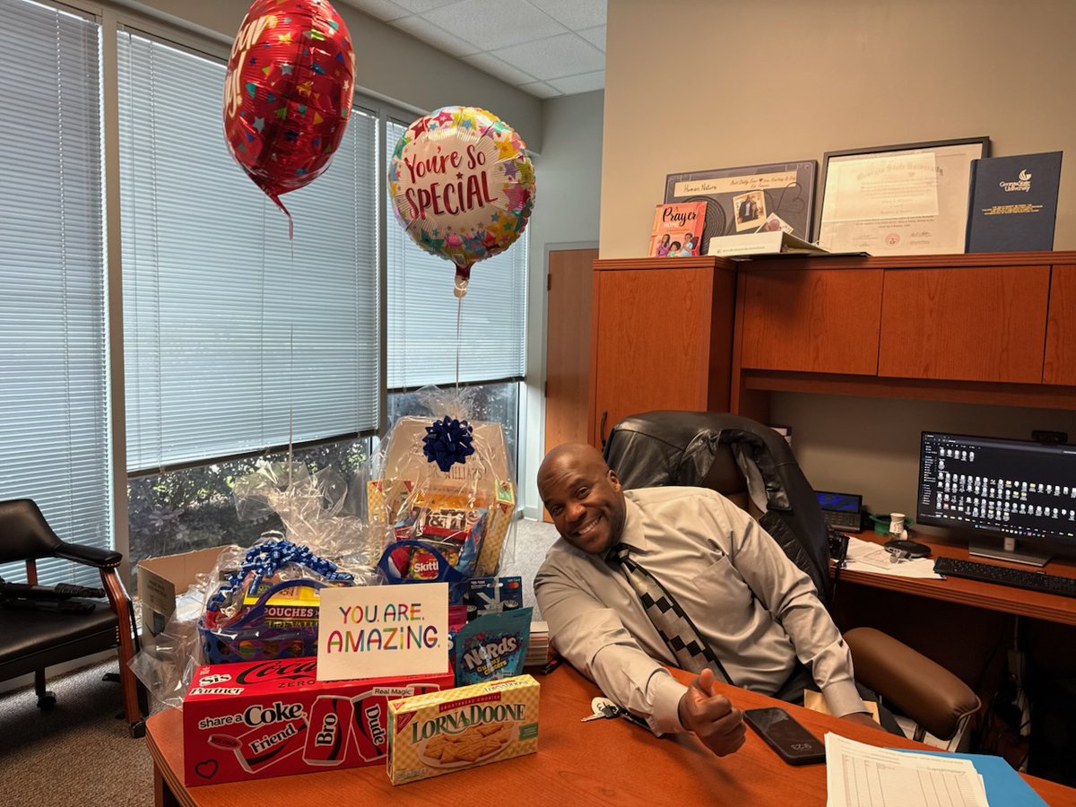 HAPPY PRINCIPAL'S DAY to our C.E.O. and Principal, Dr. Corey Williams. We are so grateful for his impact on RCA and we wish him an amazing day! <a href="/RockdaleSchools/">Rockdale County Public Schools</a>  
#HappyPrincipalDay #Gratitude #LeaderwithHeart #ThankYou
#WeAppreciateYou #LeadingWithExcellence #RCAProud