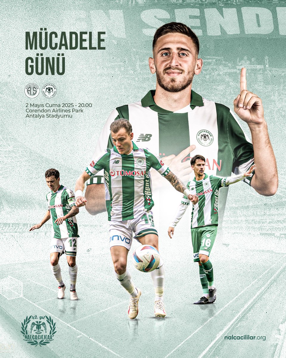 🏆 Trendyol Süper Lig 34. Hafta
🆚 Antalyaspor
🗓 2 Mayıs Cuma
⏰ 20.00
🏟 Corendon Airlines Park
#️⃣ #AnadolununHükümdarı