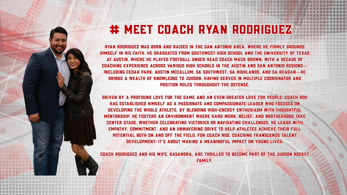Coach Soto (@coachsotopop) on Twitter photo Welcome our new football coordinators!! We are excited to hire such talented good men to work with our kids. Thank you to our HR and administration for working quickly to hire the best. Rocket Pride, To the SKY!! <a href="/JudsonISD/">Judson ISD 🍎</a> <a href="/JISD_ATHLETICS/">Judson ISD Athletics</a> <a href="/JISDRocketPride/">Judson High School</a> Welcome our new football coordinators!! We are excited to hire such talented good men to work with our kids. Thank you to our HR and administration for working quickly to hire the best. Rocket Pride, To the SKY!! <a href="/JudsonISD/">Judson ISD 🍎</a> <a href="/JISD_ATHLETICS/">Judson ISD Athletics</a> <a href="/JISDRocketPride/">Judson High School</a>