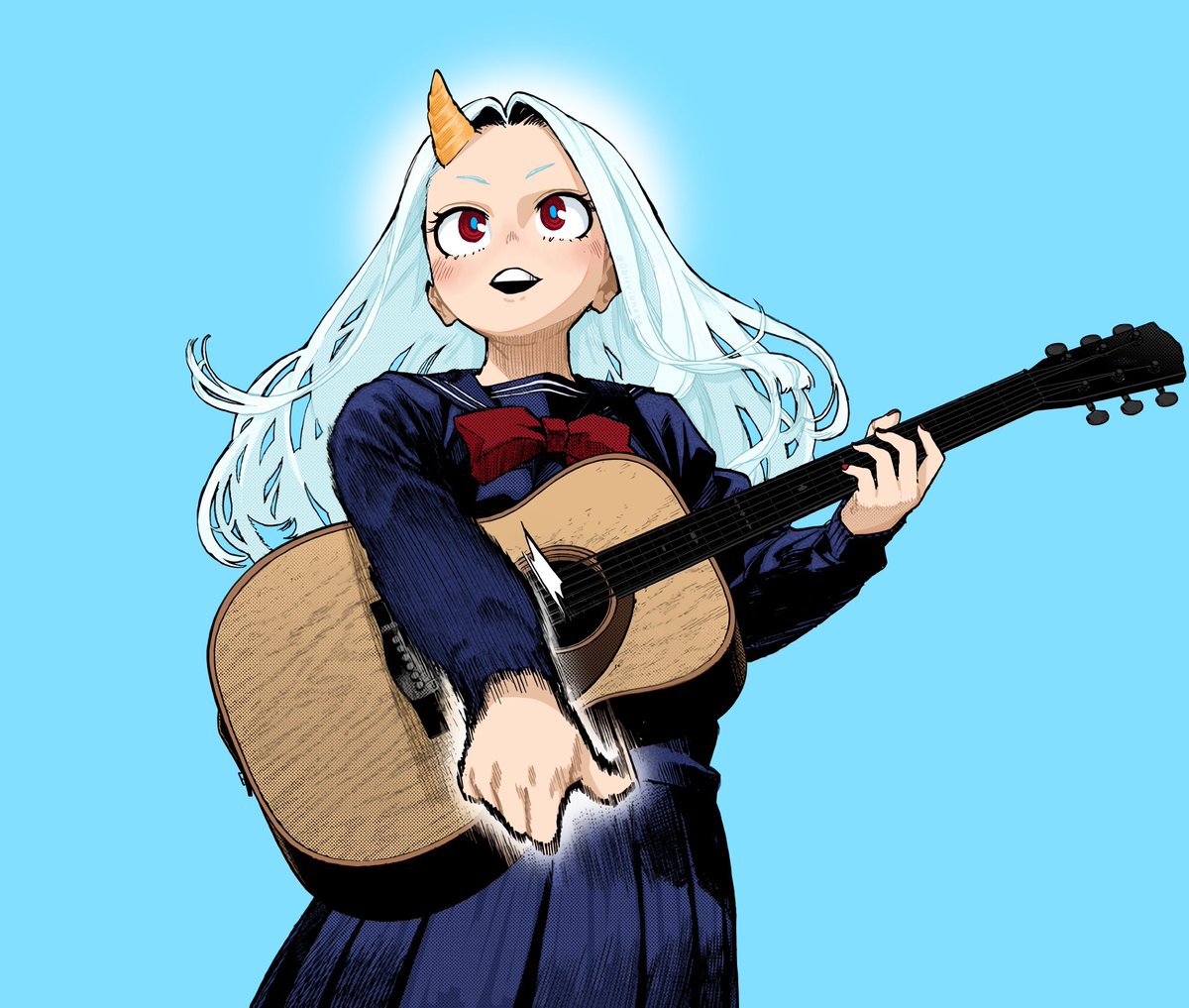 oblivioneye's tweet photo. I forgot how much I loved her ๐ฉต#mangacoloring #MHA #BNHA #mhafinalvolume #mhafanart https://t.co/HtH70wdD7G