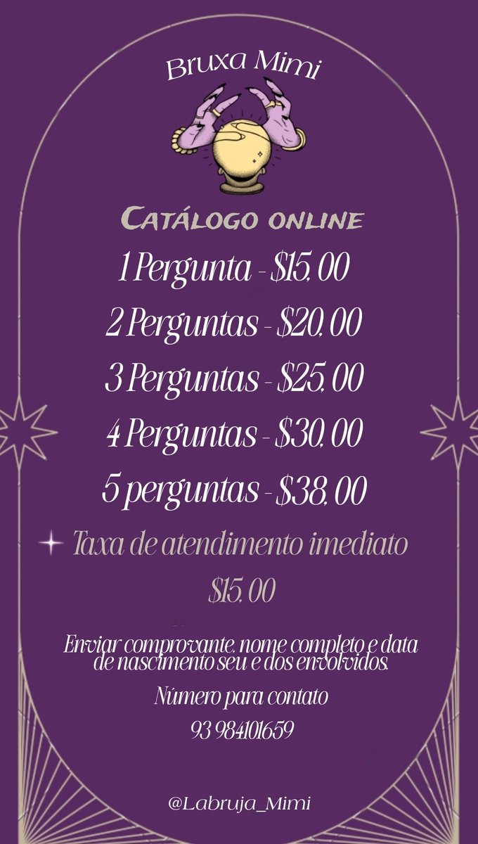 💜🔮|✨🌔🌑Bruxa Mimi • Cartomante🌑🌖✨|💜 tweet media