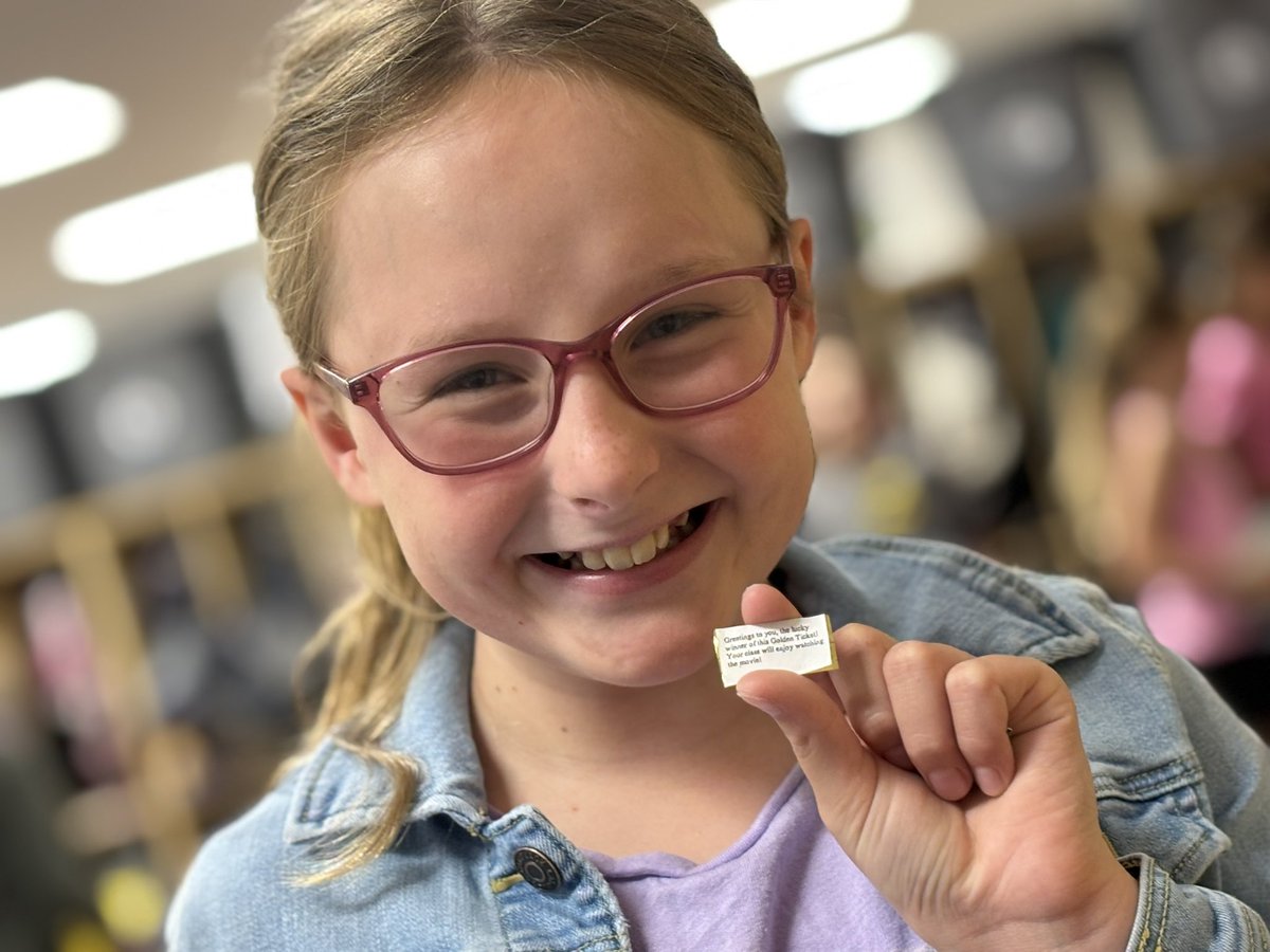 Marie Mehring (@mariemarvelous) on Twitter photo We have a fourth ticket finder! She’s not salty she is all smiles! <a href="/ayerelementary/">Ayer Elementary</a> <a href="/KarieBuck22/">Karie Buck</a> We have a fourth ticket finder! She’s not salty she is all smiles! <a href="/ayerelementary/">Ayer Elementary</a> <a href="/KarieBuck22/">Karie Buck</a>