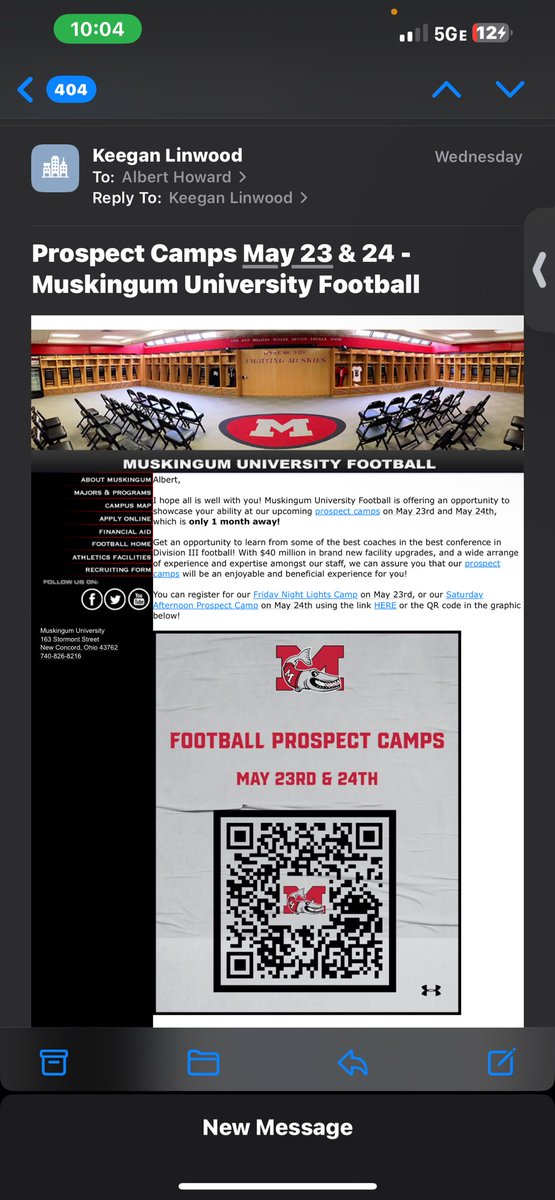 ImHim744797's tweet image. Thanks to the coaches at MUSKINGUM UNIVERSITY for sending Me an invite to their camp, May 24 and 26 💯💥🔥🔥🔥🔥#AGTG #fb #Milfordmillacademy