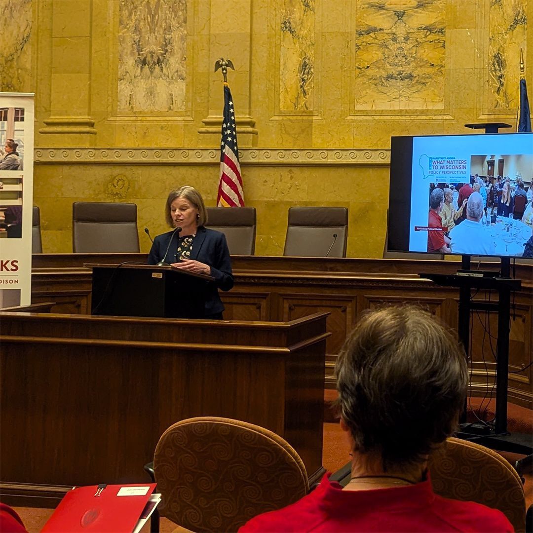 La Follette School of Public Affairs (@uwlafollette) on Twitter photo Our master's students shared their cost-benefit analysis research with policymakers yesterday at <a href="/StateRelations/">UW State Relations</a> <a href="/UWMadison/">UW–Madison</a> Day at the Capitol. <a href="/jmcollinswisc/">J Michael Collins</a> and <a href="/AmberWichowsky/">AWichowsky</a> also presented during <a href="/UWBadgerTalks/">Badger Talks</a> Faculty Flash Talks.
Thanks to everyone who stopped by! Our master's students shared their cost-benefit analysis research with policymakers yesterday at <a href="/StateRelations/">UW State Relations</a> <a href="/UWMadison/">UW–Madison</a> Day at the Capitol. <a href="/jmcollinswisc/">J Michael Collins</a> and <a href="/AmberWichowsky/">AWichowsky</a> also presented during <a href="/UWBadgerTalks/">Badger Talks</a> Faculty Flash Talks.
Thanks to everyone who stopped by!