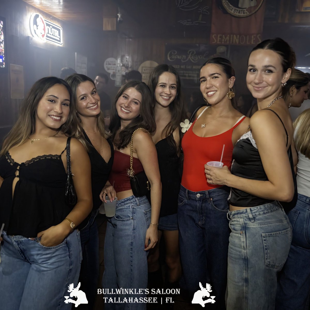 Bulls_Tally's tweet photo. Bulls Collegenight Graduation Thursday tonight! Open @ 8pm running your favorite special as usual!
β Full album on: https://t.co/shKn6OHl6F
Photo credz: @razor32308
Always 21+
#staythirsty #tbt #fsugrad #collegenight #bullwinkles https://t.co/O20cOU1bWn
