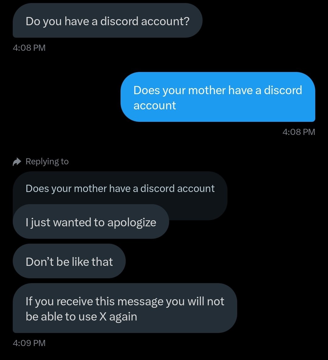 Ive gotten 3 messages like this from compromised accounts. Guys, this is a scam. If twitter needs to contact you they email you, they don't send you to some random guys discord account in order to sort things out externally. Pure lies and utter decit i can assure you my friend