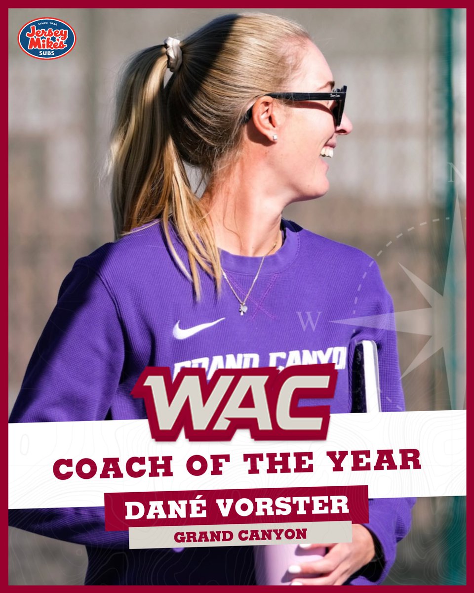 The Western Athletic Conference (@wacsports) on Twitter photo 🌟🎾 2025 WAC WOMEN’S TENNIS COACH OF THE YEAR 🎾🌟
Dané Vorster | <a href="/GCU_WTennis/">GCU Women’s Tennis</a>
#OneWAC x #WACten 🌟🎾 2025 WAC WOMEN’S TENNIS COACH OF THE YEAR 🎾🌟
Dané Vorster | <a href="/GCU_WTennis/">GCU Women’s Tennis</a>
#OneWAC x #WACten
