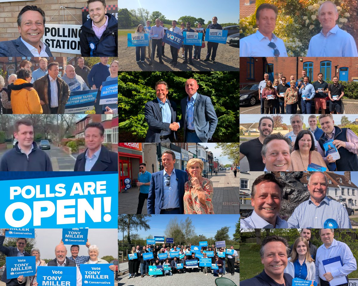 Nigel Huddleston MP (@huddlestonnigel) on Twitter photo The polls have now closed.
It's been quite a campaign in which I had the honour of meeting thousands of members, activists and candidates right across the country.
THANK YOU to all those who helped campaign to get <a href="/Conservatives/">Conservatives</a> elected - and to everyone who voted for us today. The polls have now closed.
It's been quite a campaign in which I had the honour of meeting thousands of members, activists and candidates right across the country.
THANK YOU to all those who helped campaign to get <a href="/Conservatives/">Conservatives</a> elected - and to everyone who voted for us today.