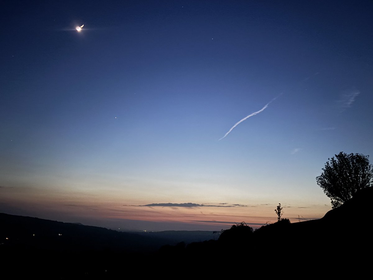 Evening training at The Roaches