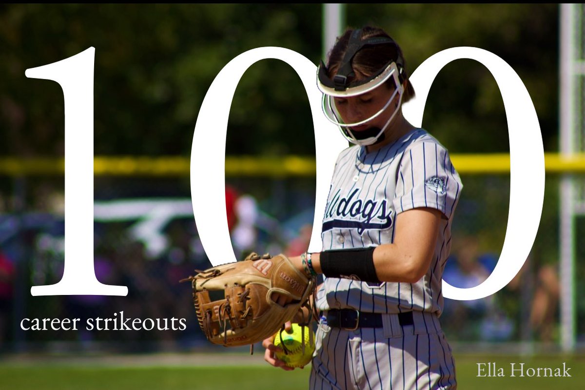 Ella Hornak reaches 100 career strikeouts