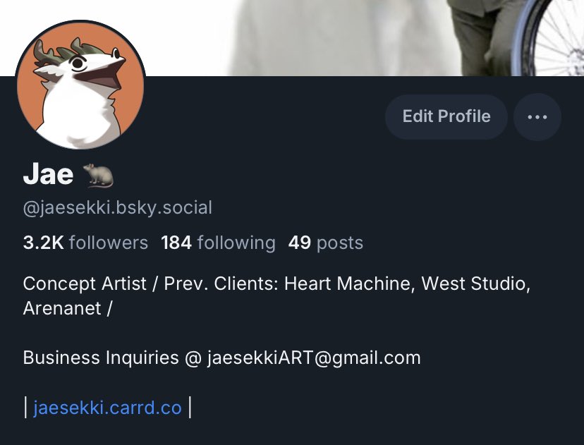 jaesekki's tweet image. Thanks for the recent support! Reminder that I’m also on Bluesky still under @jaesekki so would heavily appreciate a follow there!