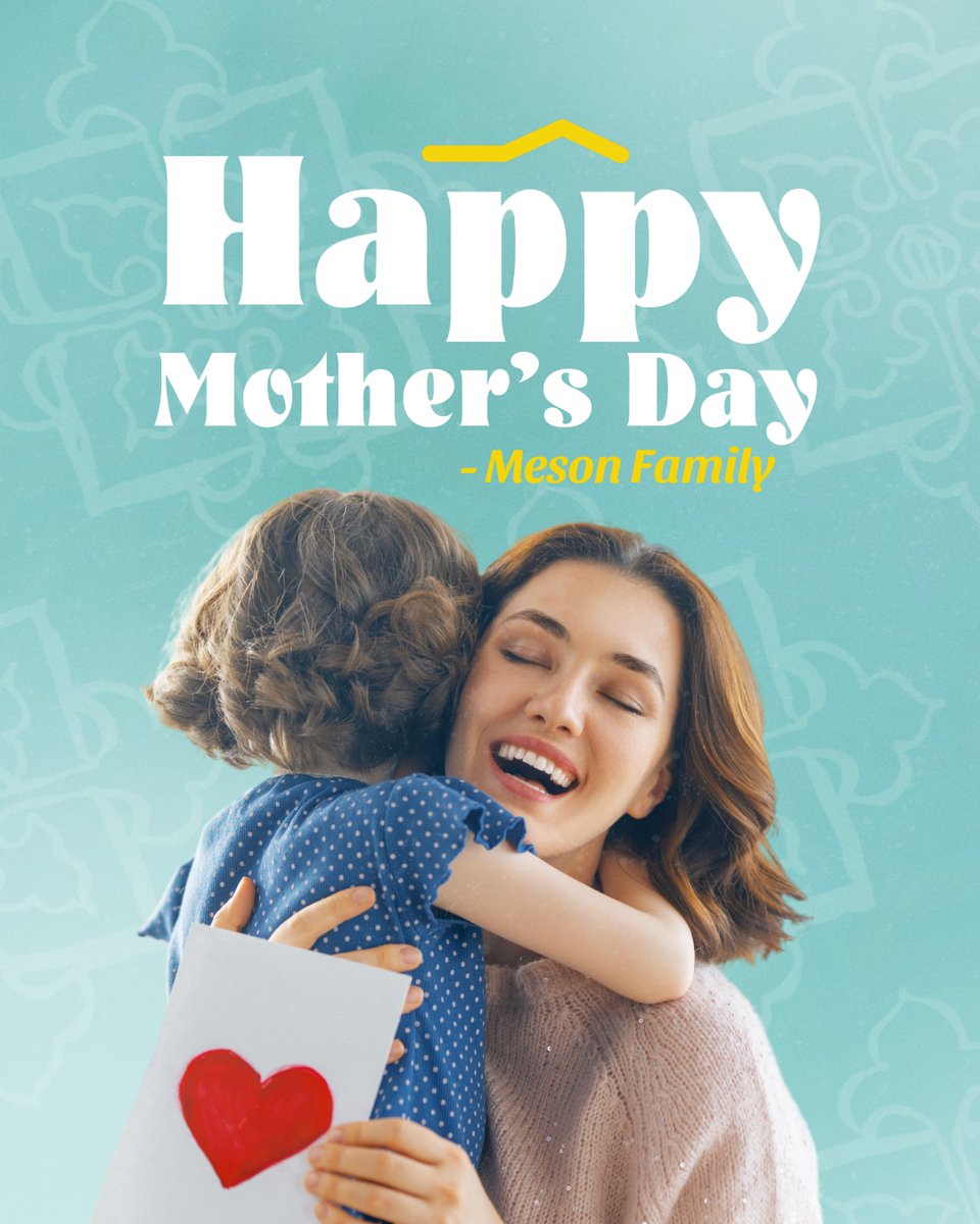 From our Meson family to yours, Happy Mother's Day! 💐

As a family business, we know firsthand that behind any great family operation is a great mother. Moms, here's to you!